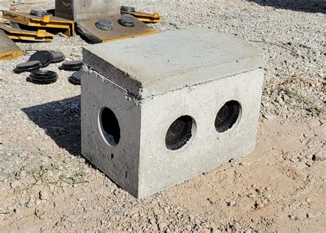 cement distribution box|d box for septic tank.